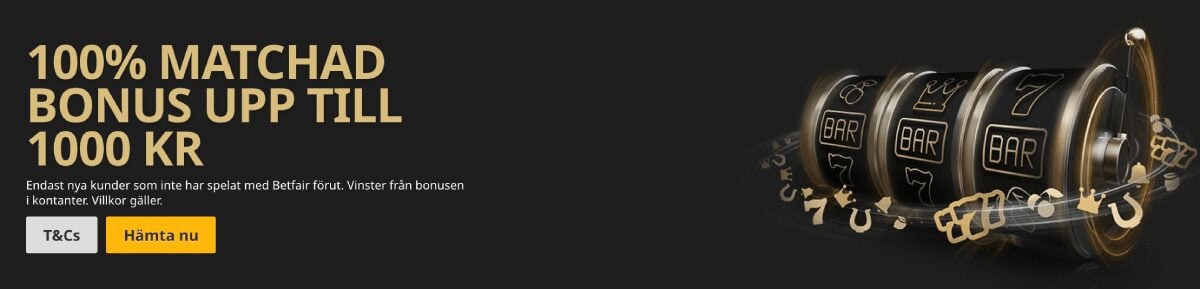 Betfair Casino bonus