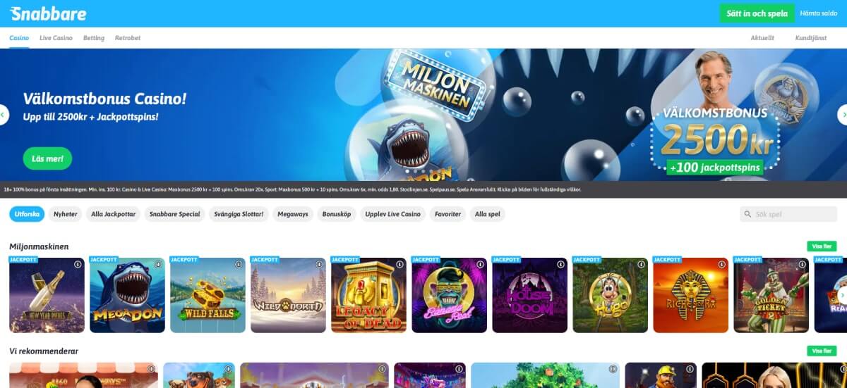 Snabbare Casino