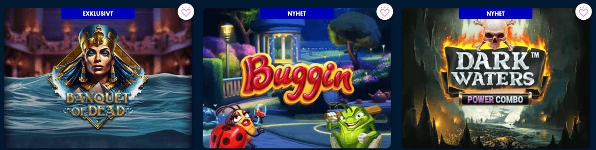Svenska Spel casino utbud