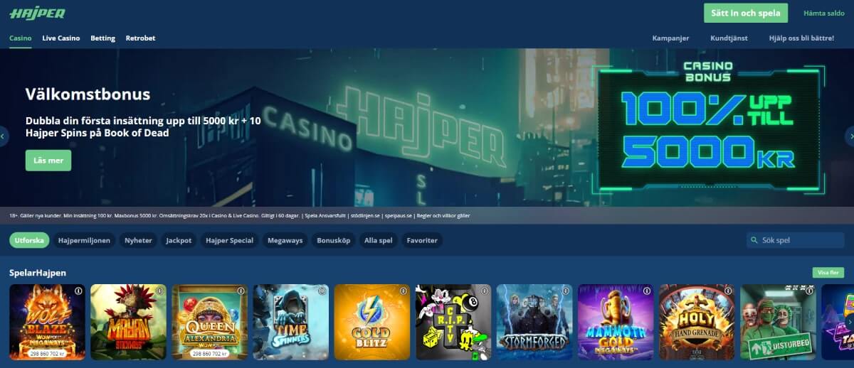 Hajper Casino