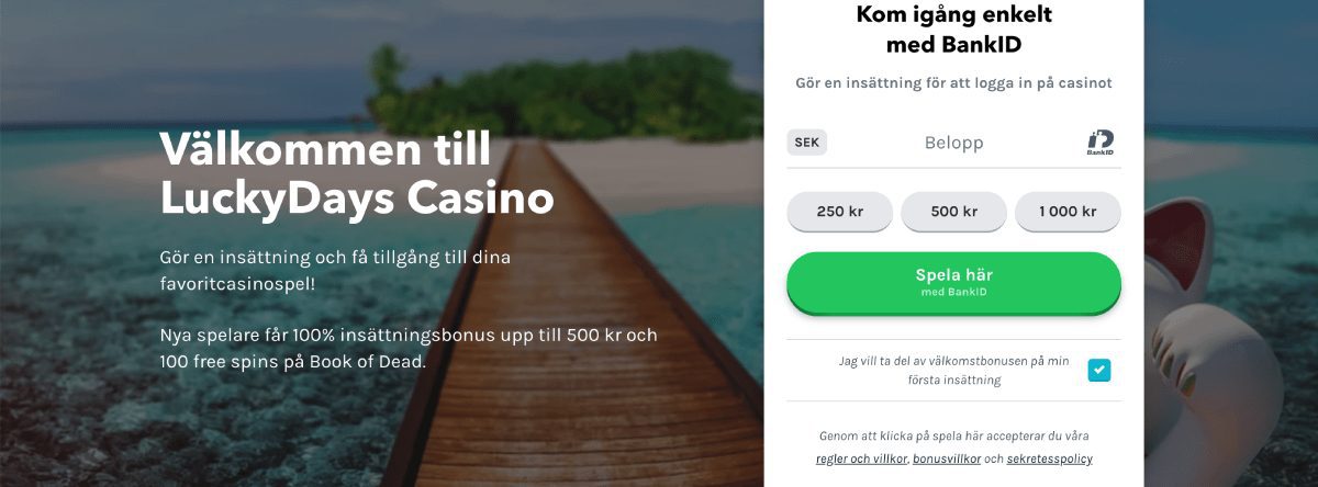 Lucky Days bonus