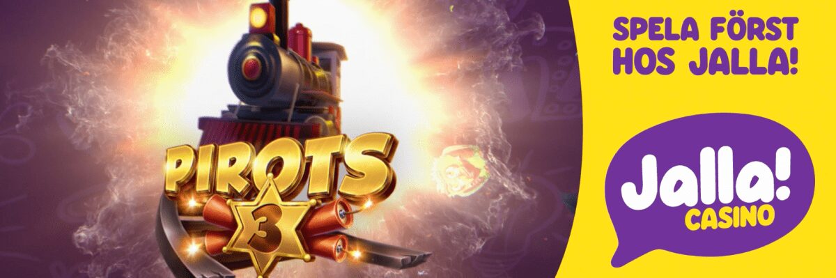 Nya Pirots 3 släpps exklusivt hos Jalla Casino!