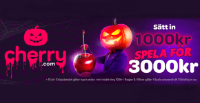 Cherry Halloween Erbjudande Banner